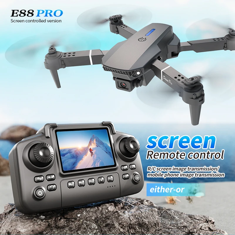 Drone Battery Box - Profissional e88 pro drone com tela