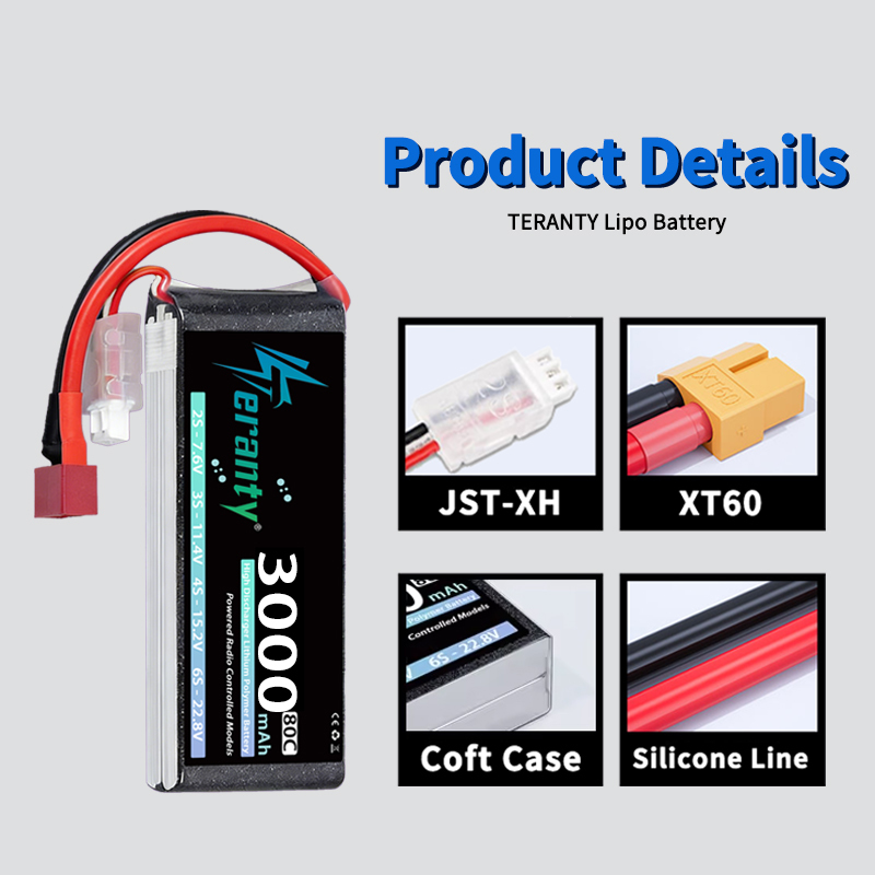 Bateria Lipo TERANTY 2S 3000mA - Drone Battery 4S avaliação e preço