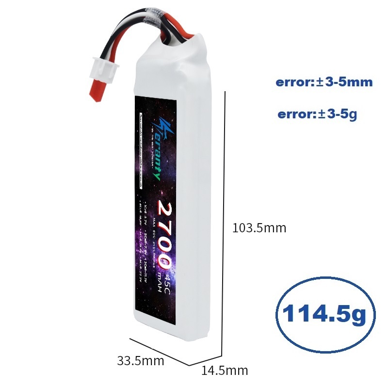 1/3 pçs 2s 7.4v bateria lipo 2 - Drone Battery Lipo avaliação e preço
