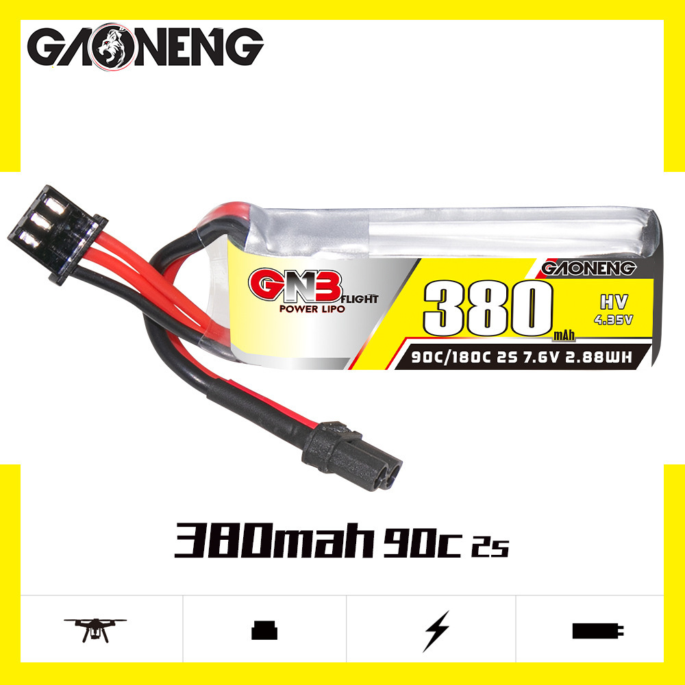 Bateria Lipo GNB 2S 7.6V 380mA - Drone Battery Plate avaliação e preço