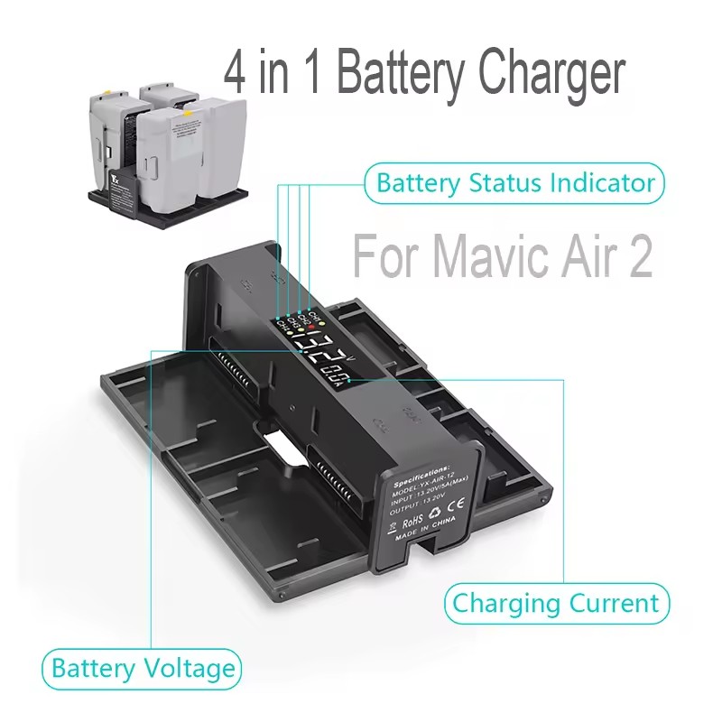 Hub de carregamento dobrável p - Drone Battery Smart avaliação e preço