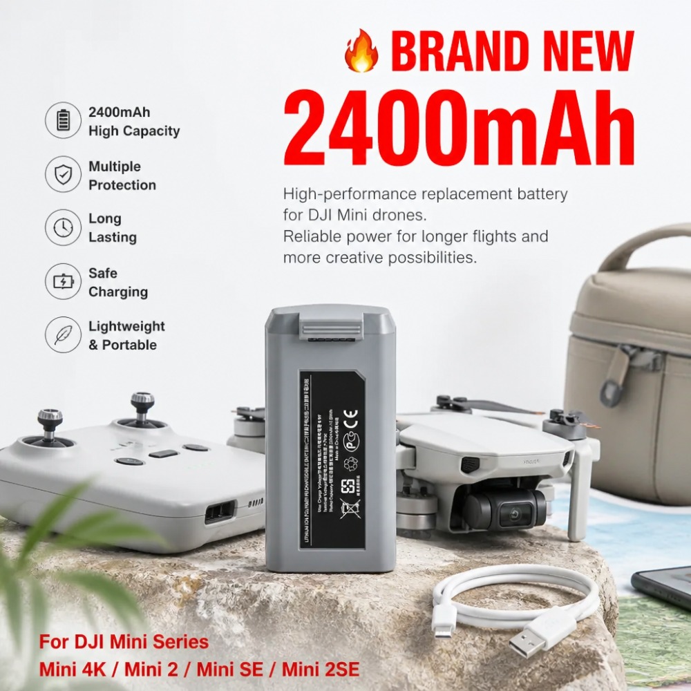 Bateria de 2400mAh para DJI Mi - Drone Battery Smart avaliação e preço