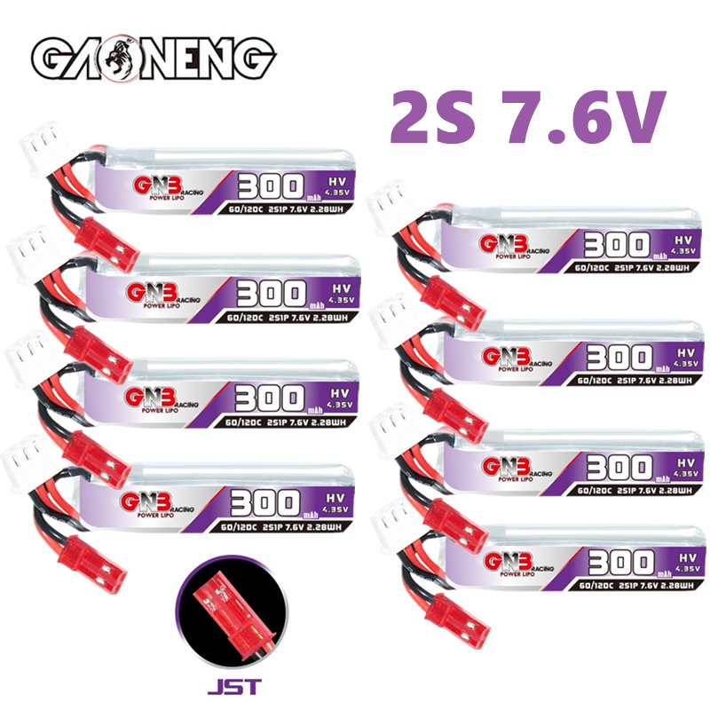 GAONENG GNB 2S 7.6V 300mAh 60C - Drone Battery Lipo avaliação e preço