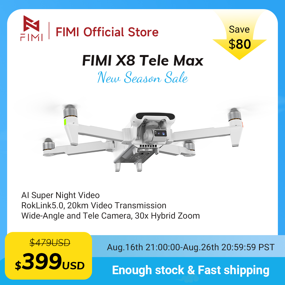 Drone FIMI X8 Tele Max com Câm - Dji Drone Mini 4 Pro avaliação e preço